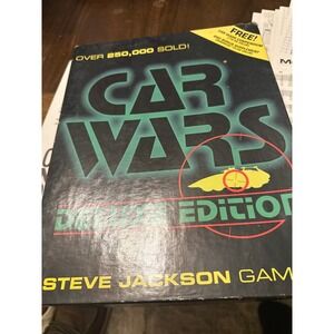 Car Wars Deluxe Edition Board Game Steve Jackson Games 1301 Vintage 1990